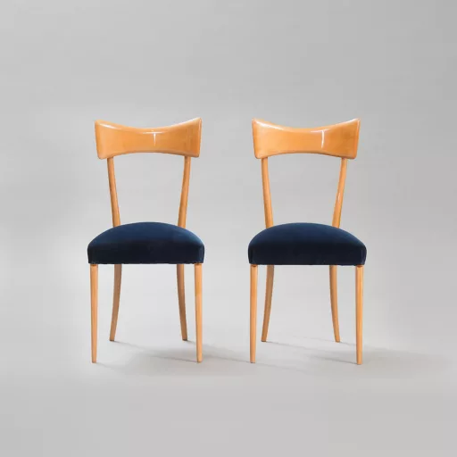 Mid-Century Dining Chairs in Ico Parisi Style