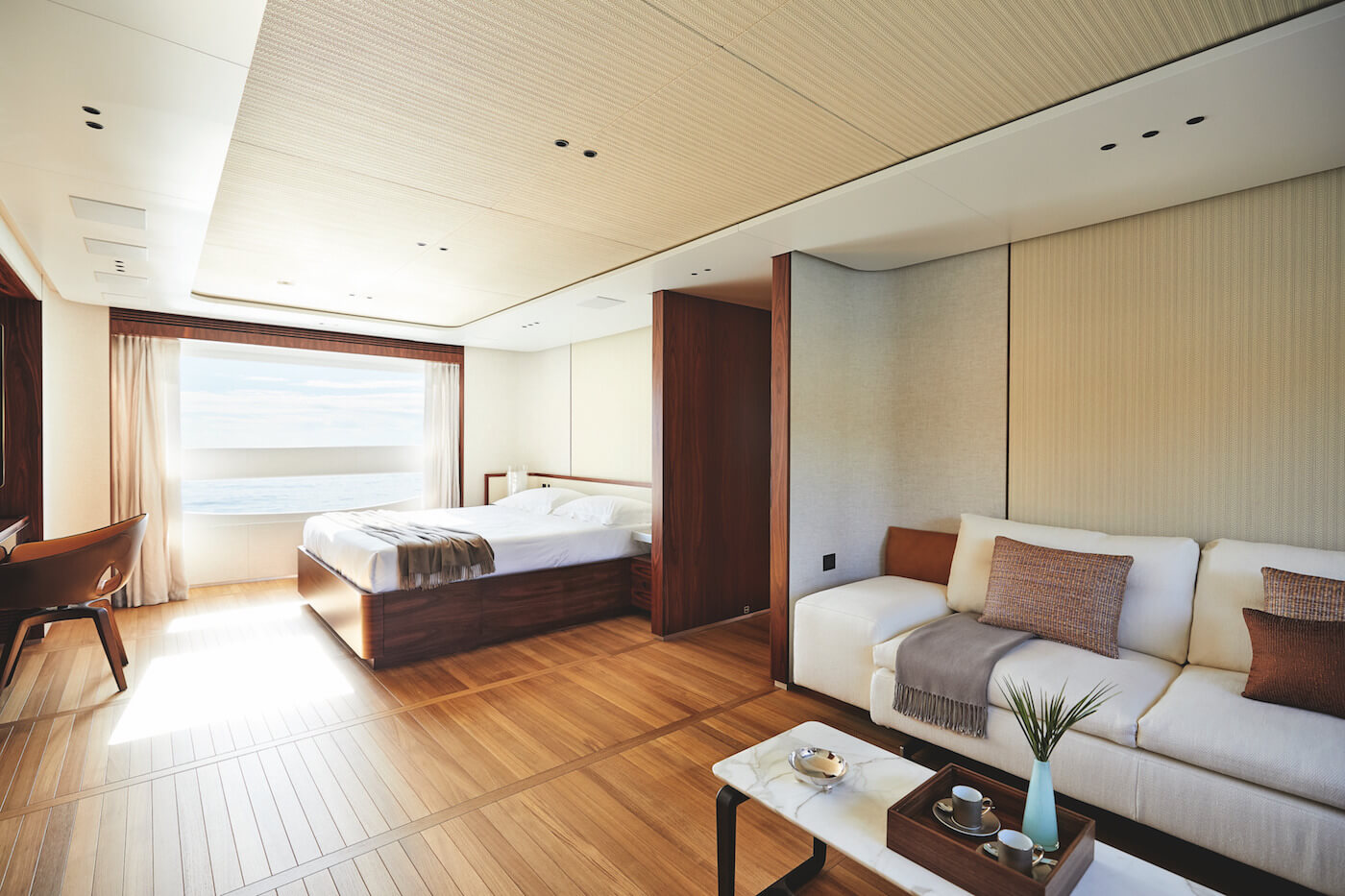 Suite at Luxury Penthouse on-board Benetti yacht