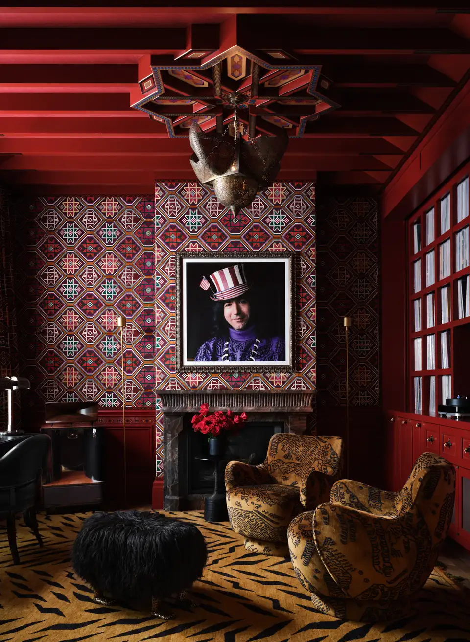 maximalist living room by Nicole Hollis