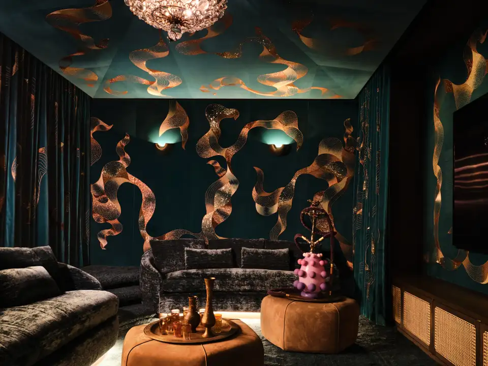maximalist living room by Nicole Hollis