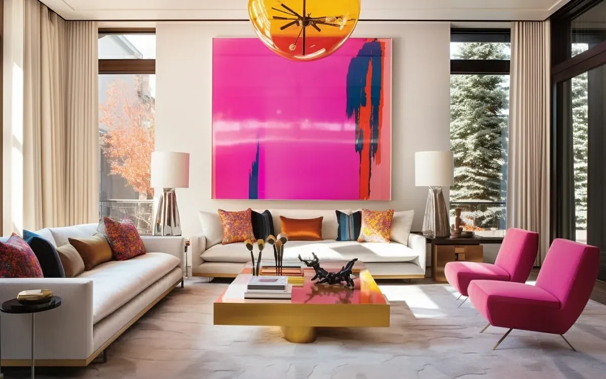 Colorful living room 