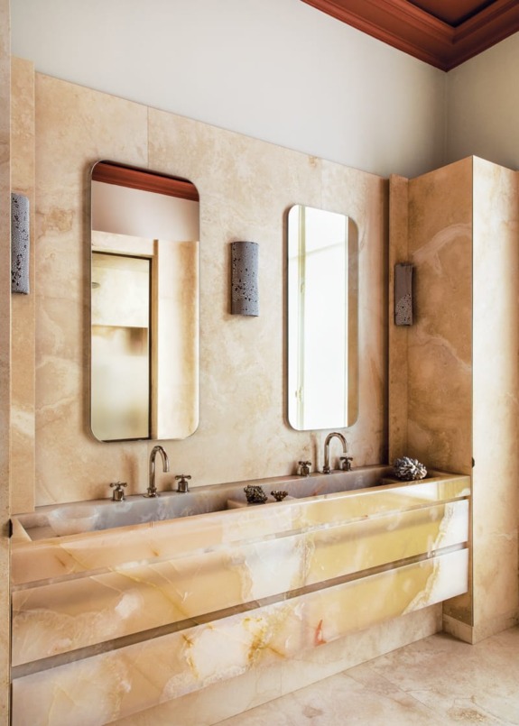 bathroom in Paris apartment