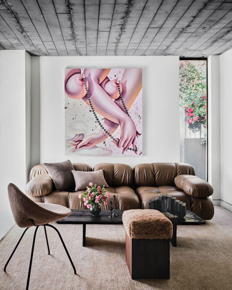 Inside An Art-Filled Luxury Home in Hollywood Hills