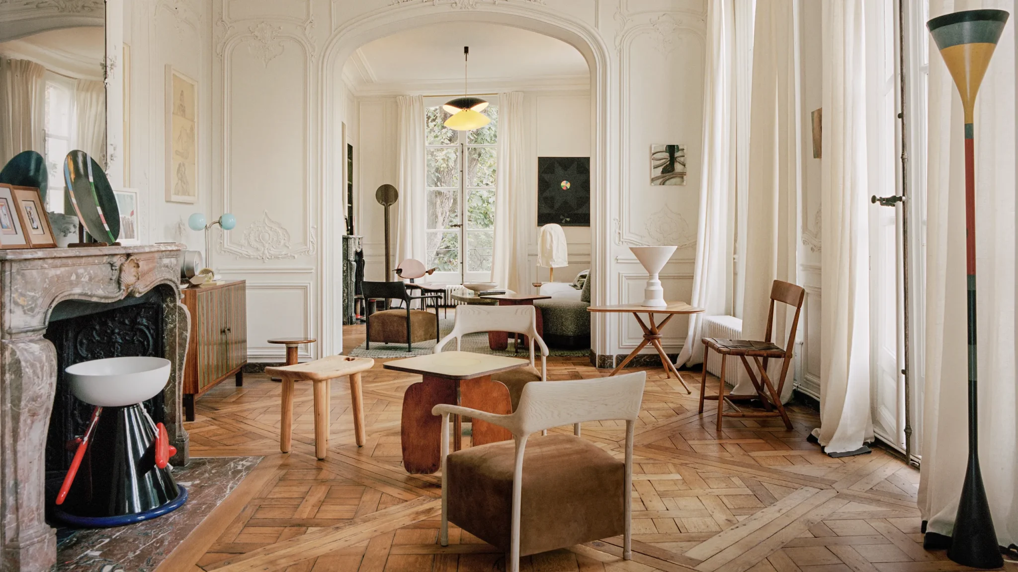 Parisian apartment in the contemporary style of Charles Zana