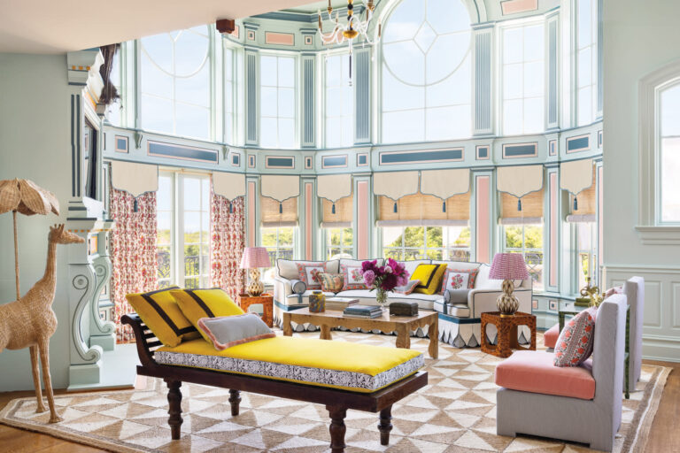 Eclectic Interior Design Brings Life to a Beach House