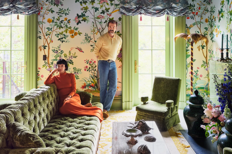 Peek Inside the Magical David Harbour and Lily Allen’s Maximalist Home  