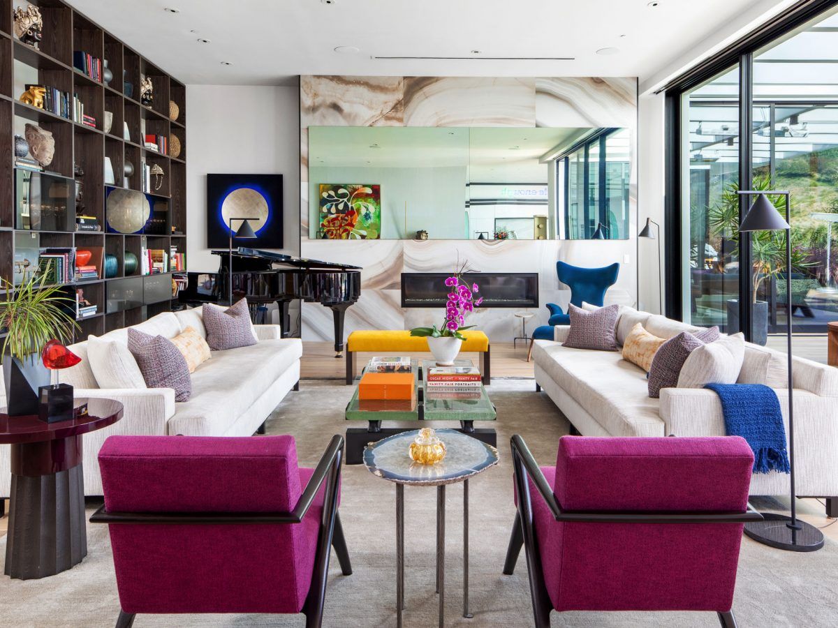 A Cheery Hollywood Home With Bright Colors And Eclectic Furniture