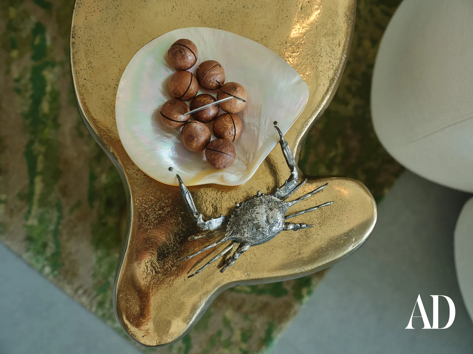 The Art of Minimalist Luxury: Inside a Dubai Penthouse Inspired by Nature , plate for sweets