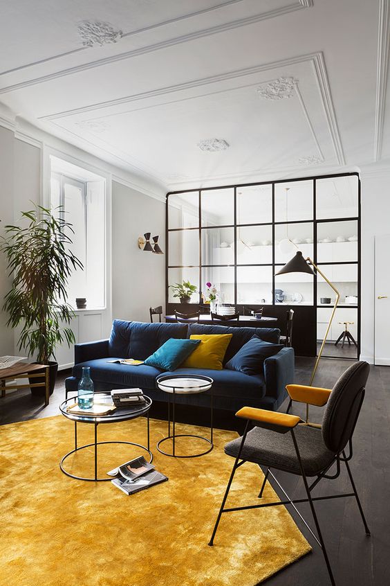 Pantone 2021 Yellow Grey As The Colors Of Year Hommés Studio Modern Interior Design - Yellow And Grey Home Decor