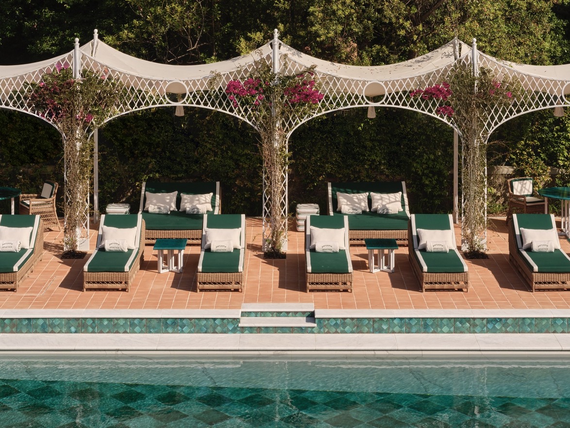 Pensione America: A Luxury Boutique Hotel with Soul, sunbeds and canopies