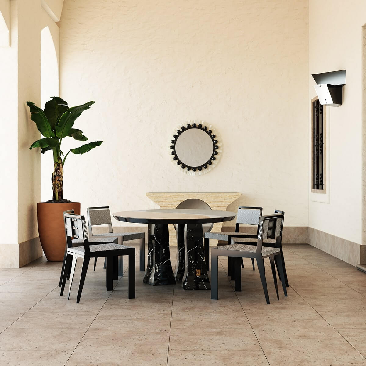 Modern Outdoor Dining Set by Hommés Studio