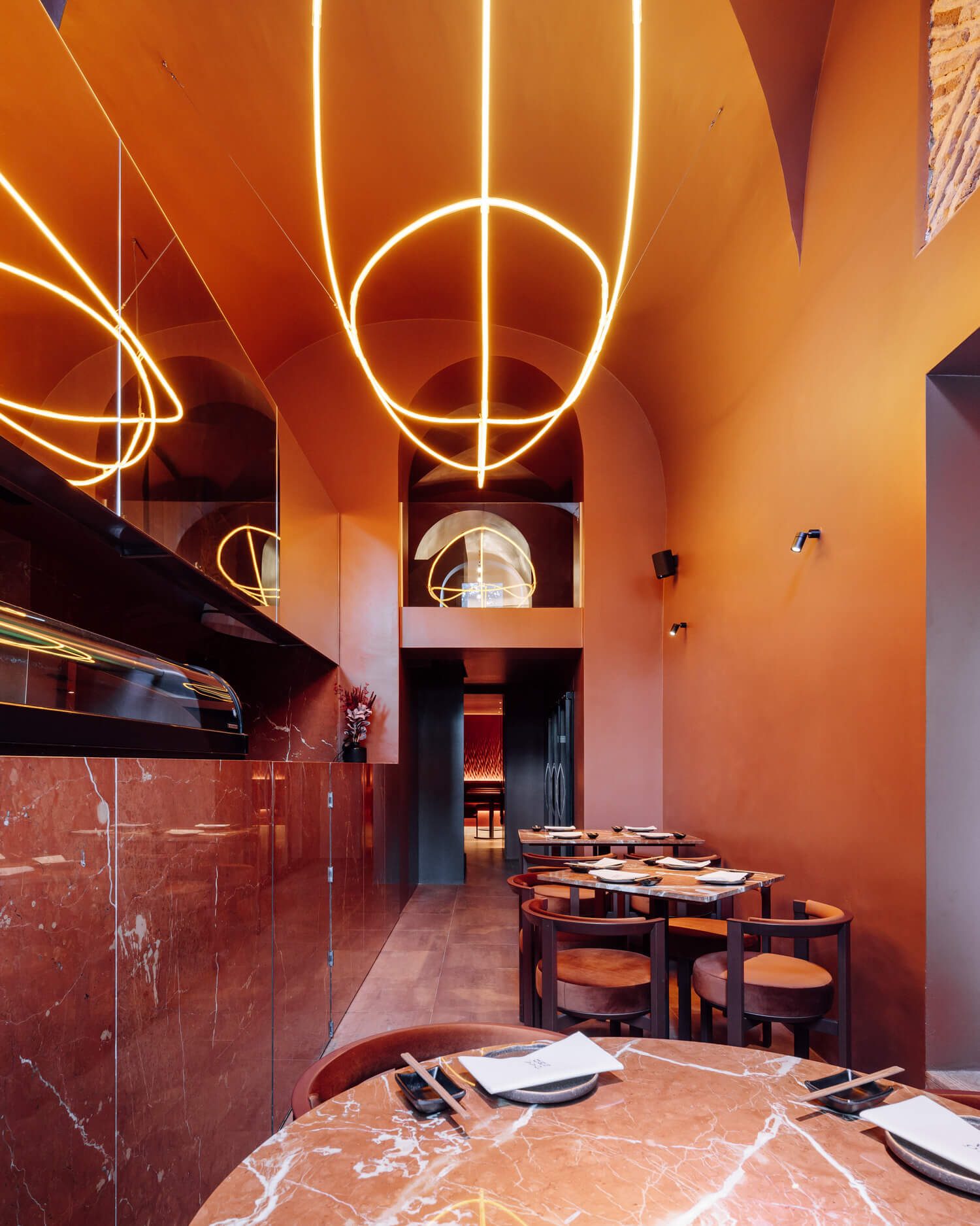 Earthy Hues Restaurant in Lisbon by Spacegram