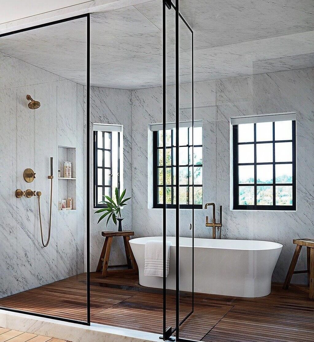 LA Jessica Home - Bathroom Inspiration - Inside The Best Celebrity Homes