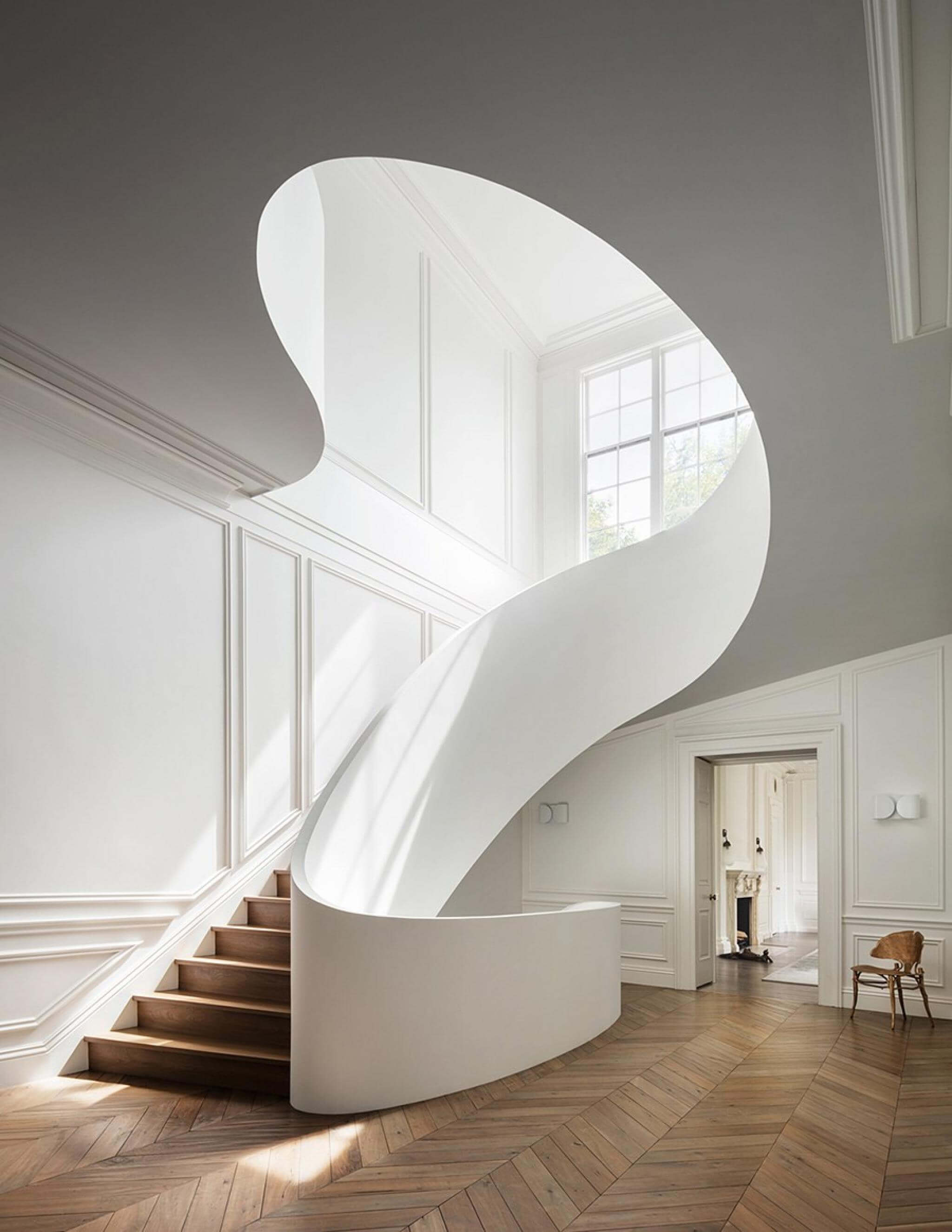 Impressive Staircase at Boston House