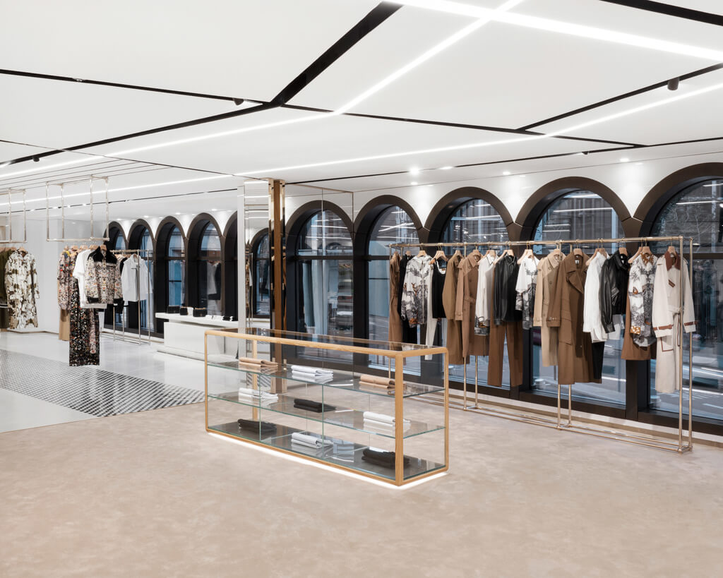 Burberry Check Pattern In Vincenzo De Cotiis Designed Store | Hommés Studio