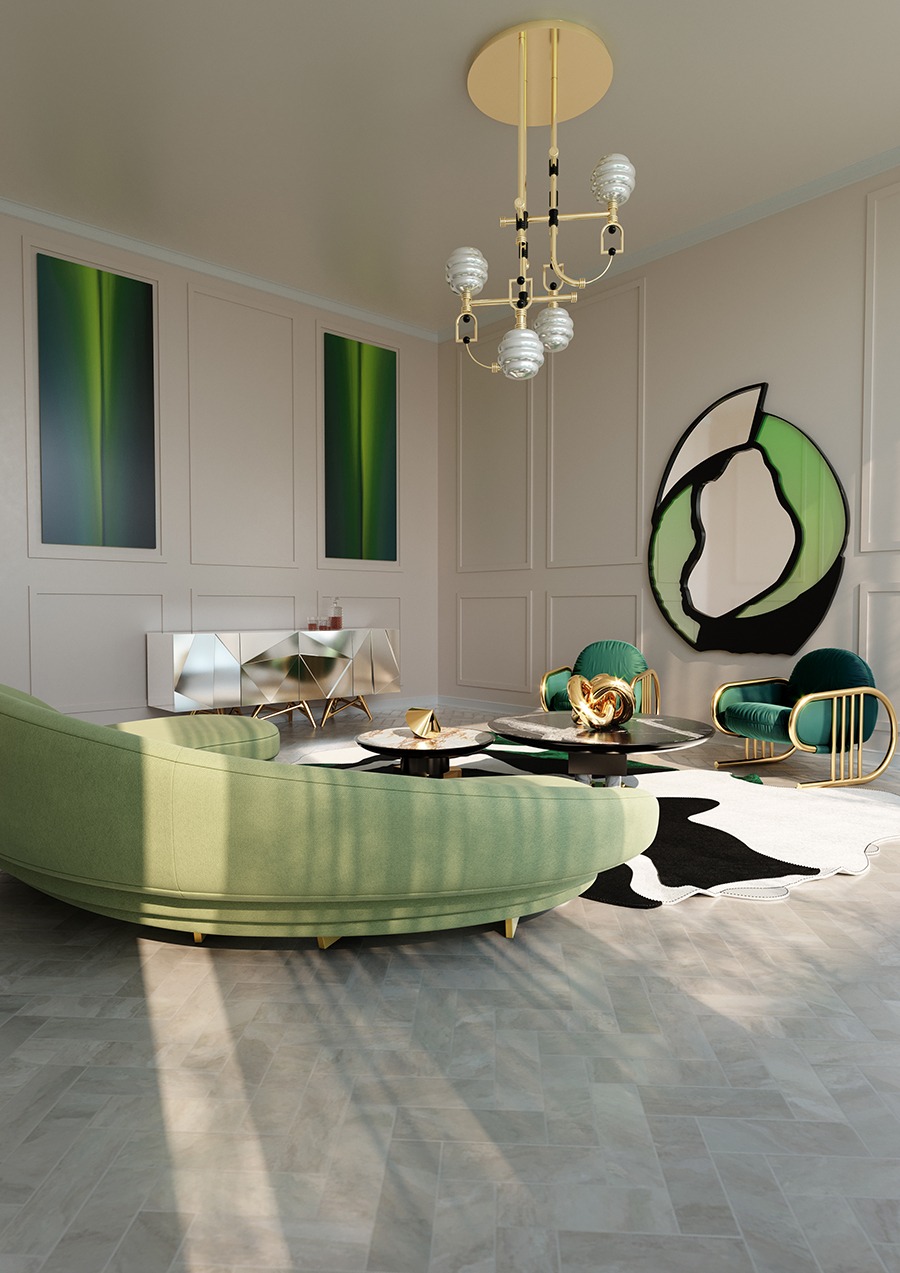 Royal Green Living Room: Shop The Look | Hommés Studio