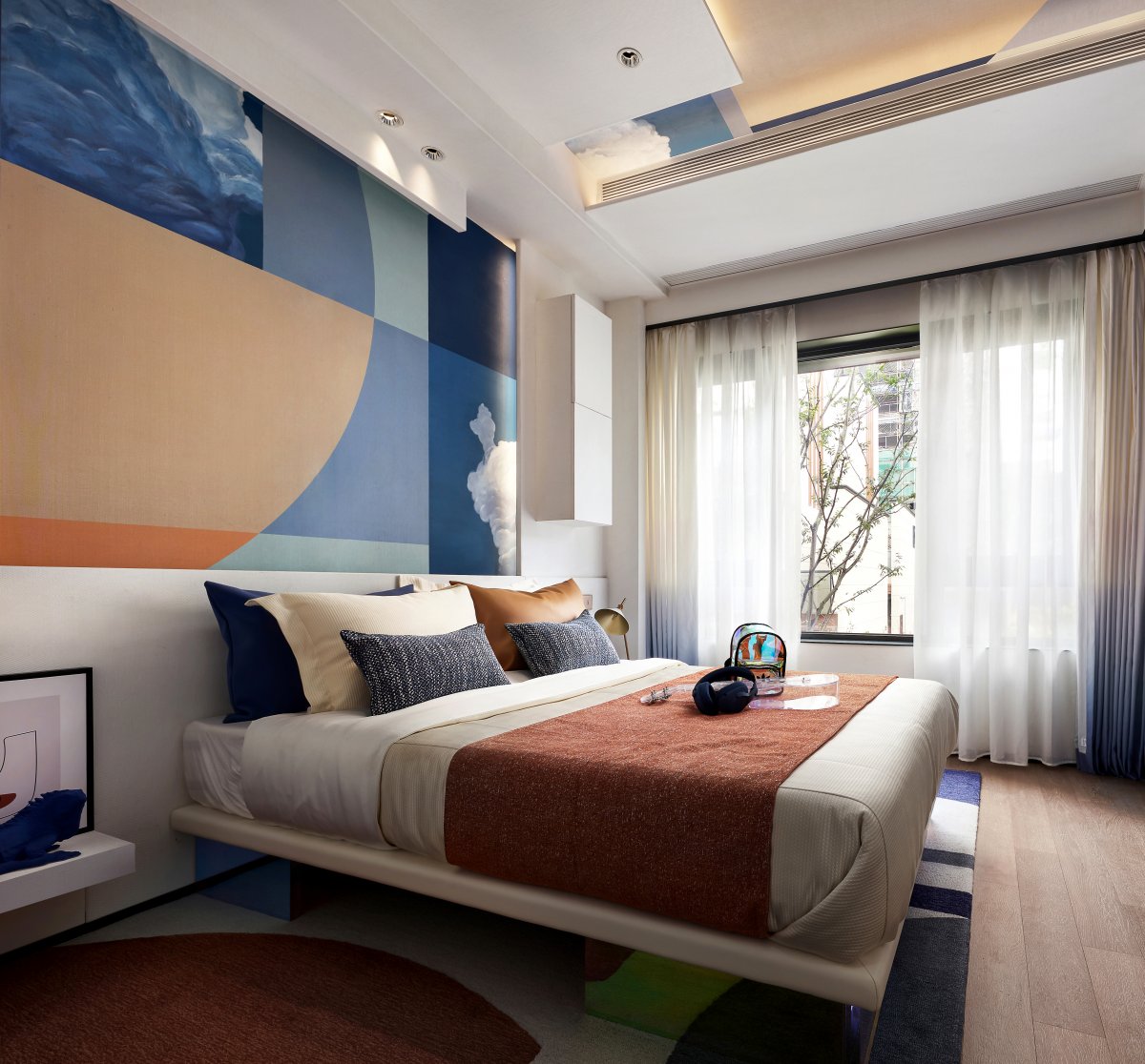 An electrifying moon story told by GBD studio in the luxury villa project - Bedroom