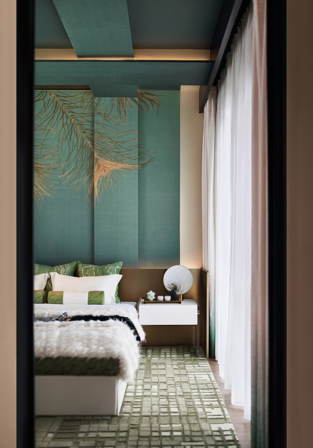 An electrifying moon story told by GBD studio in the luxury villa project - Main Bedroom