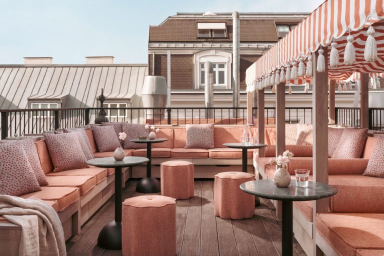 Art Deco Style Pink Hotel – Explore the Memorable Am Hof 8 Project
