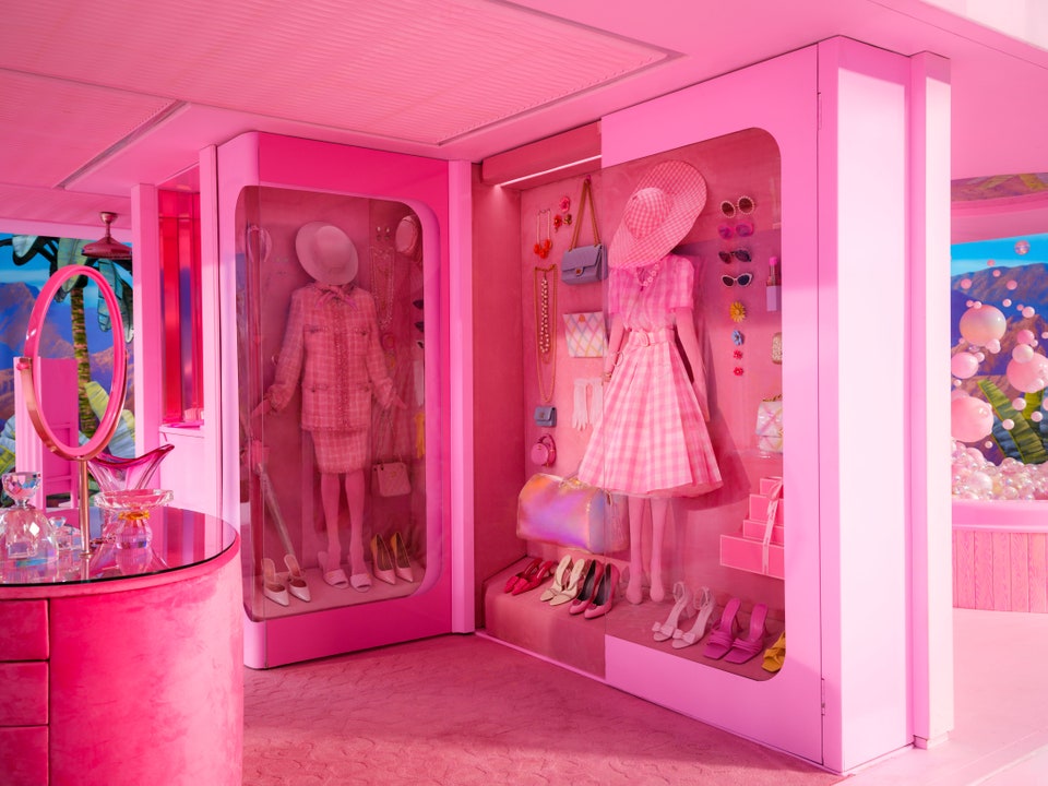 Barbie pink closet
