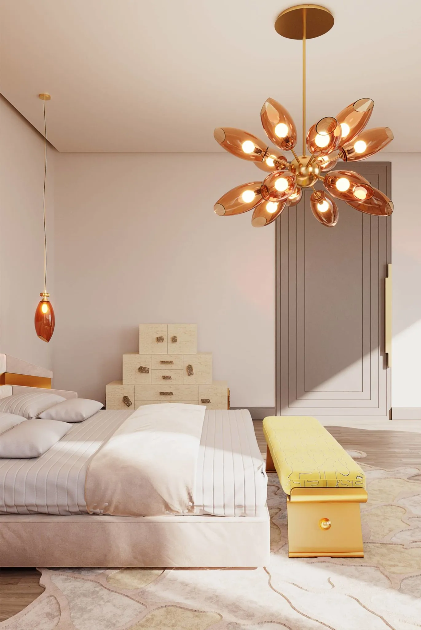 bedroom design by HOMMÉS Studio
