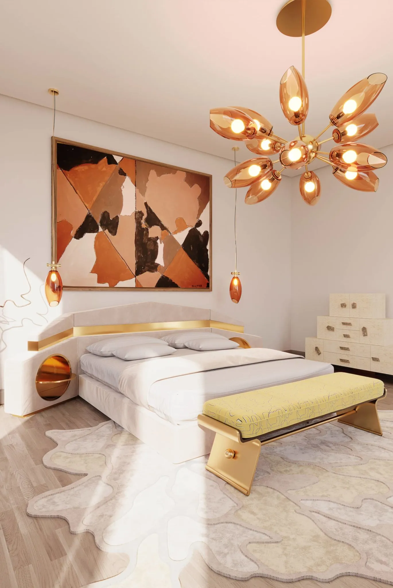 bedroom design by HOMMÉS Studio