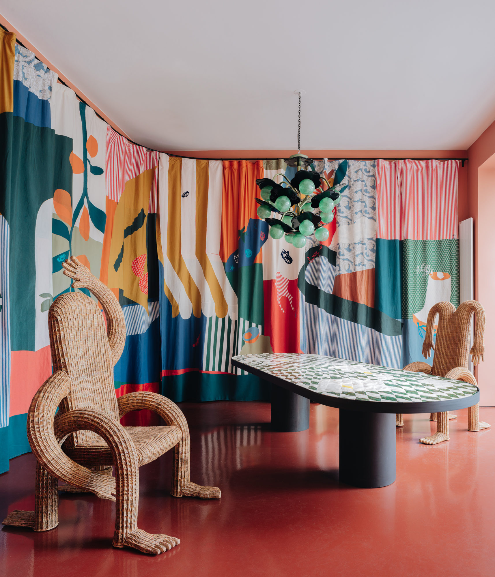 palyful interior by India Mahdavi 