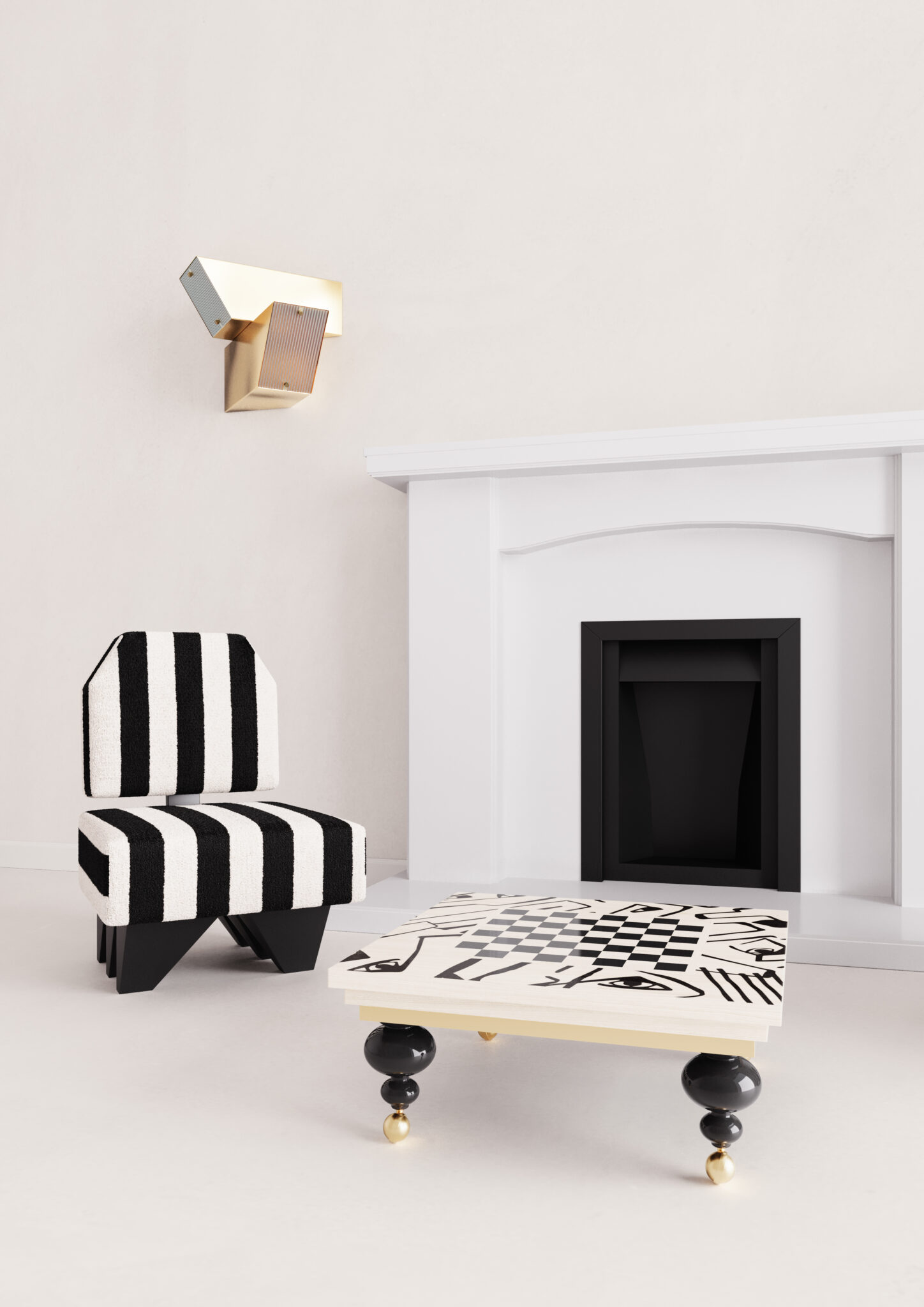 Elevate Black and White Decor: Power Stripes for Bold, Modern Spaces