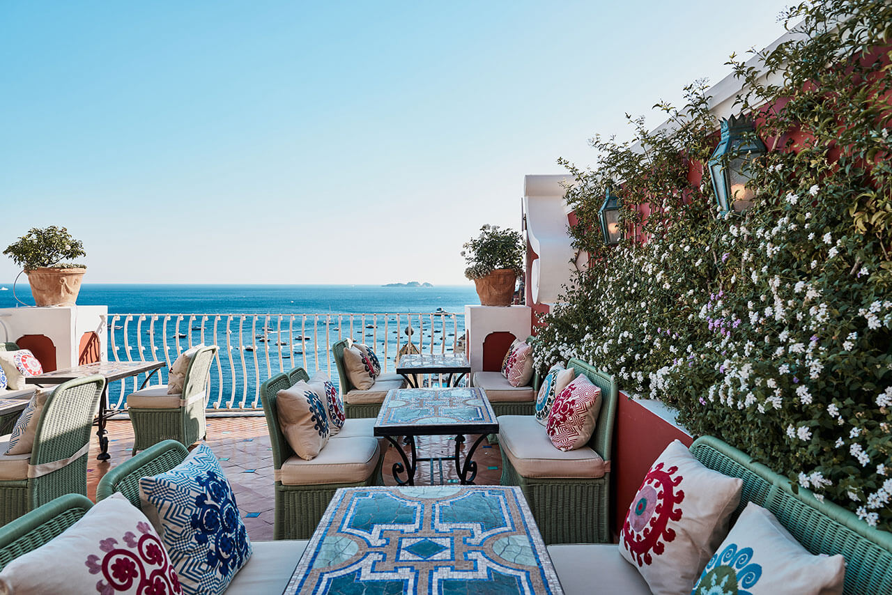 Le Sirenuse Hotel in Positano in Amalfi Coast, Italy
