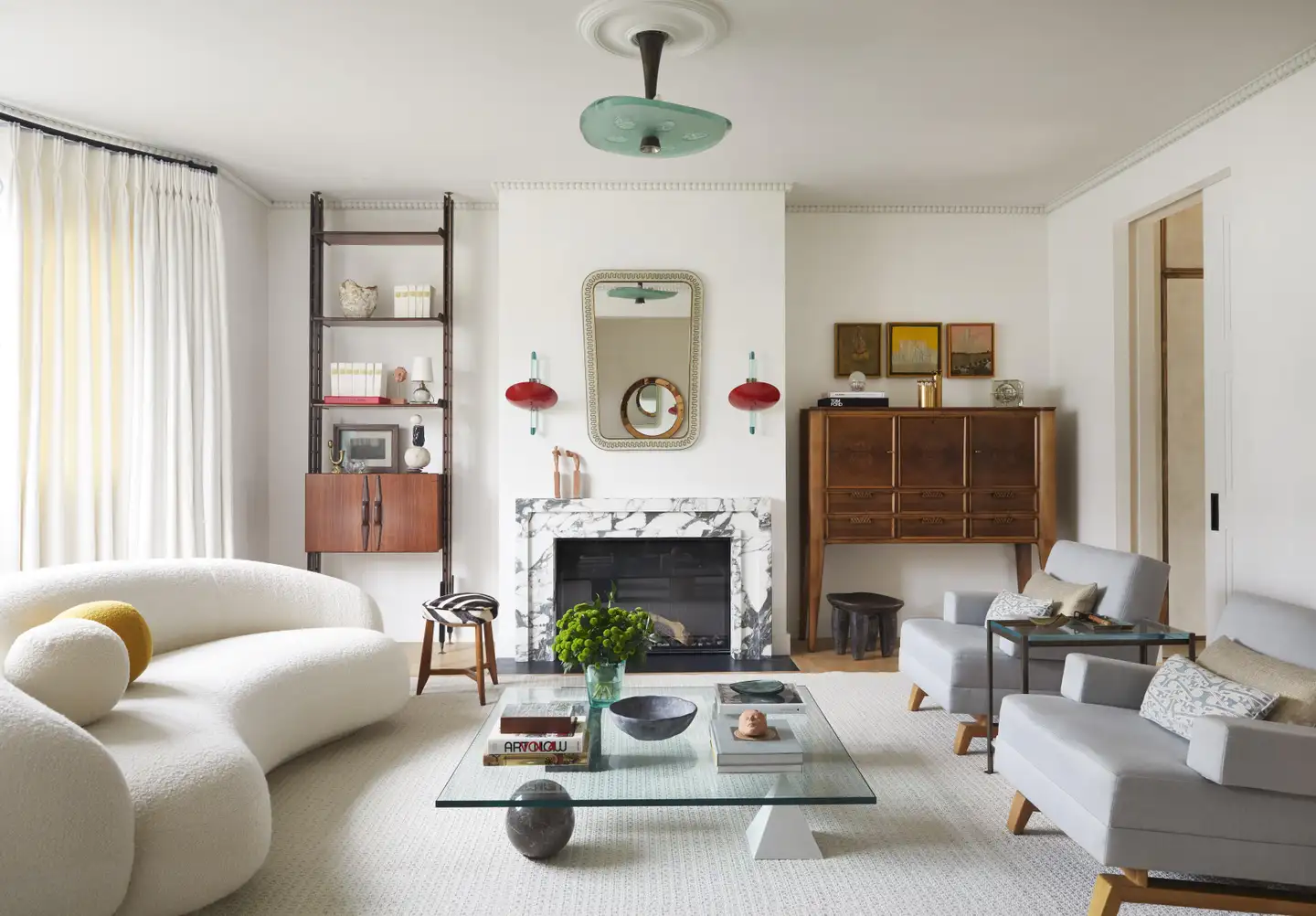 A colorful modern interior design project by Bryan O'Sullivan