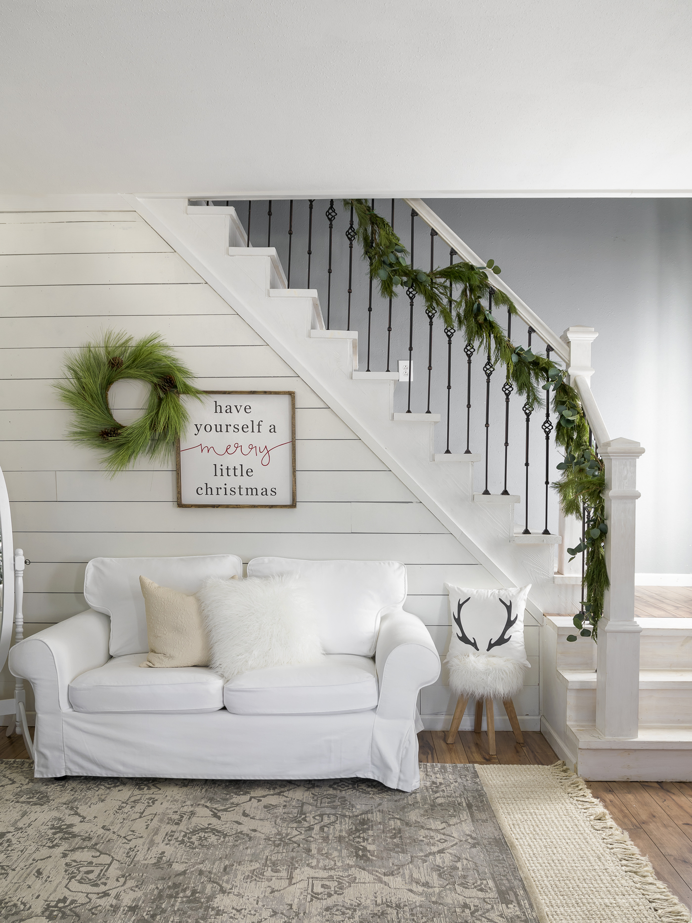 Christmas Staircase Decoration