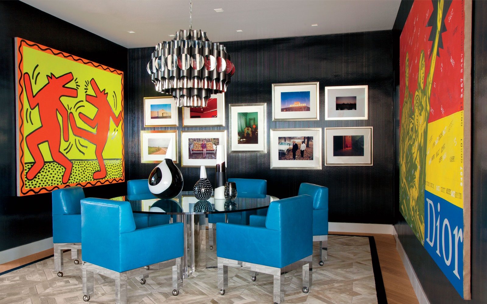 Elton John and David Furnish's Beverly Hills House - Celebrity Dining Rooms
