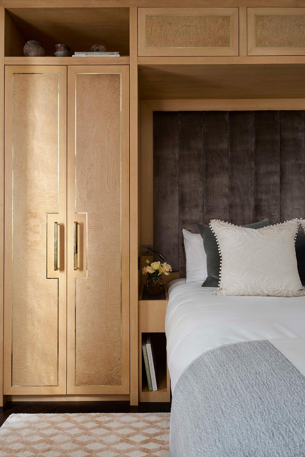 simple and elegant bedroom in neutral tones