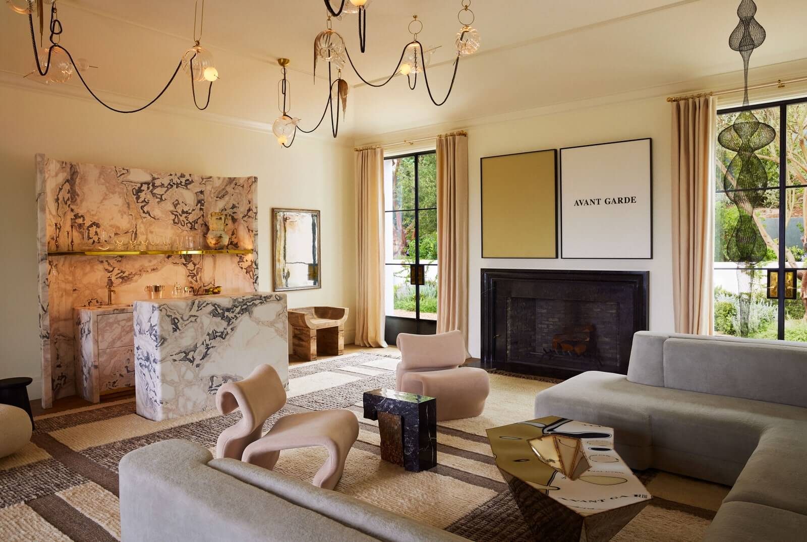 Gwyneth Paltrow's home with contemporary notes