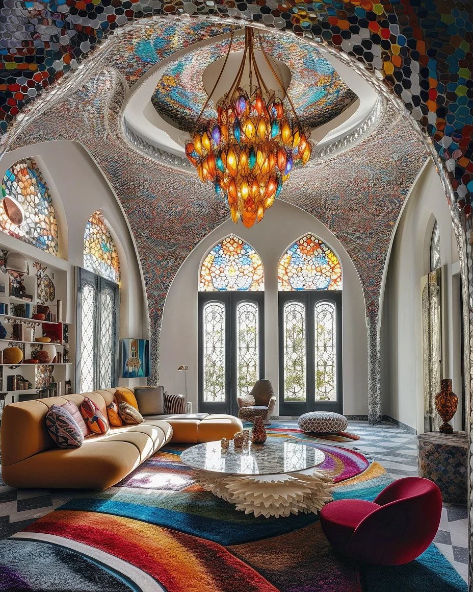 Eclectic Islamic Interior by Hassan Ragab