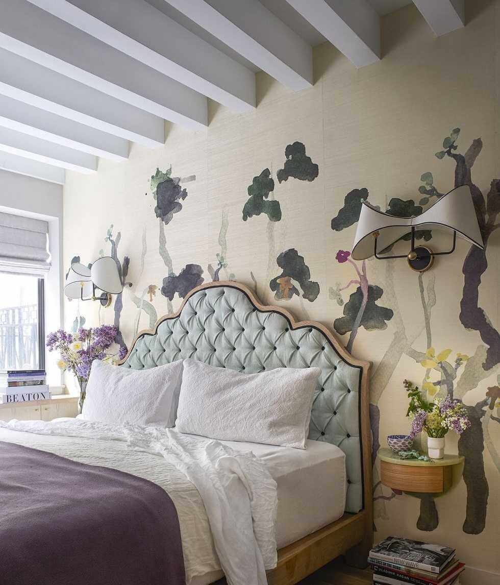 Stunning Tropical Wallpaper Bedroom