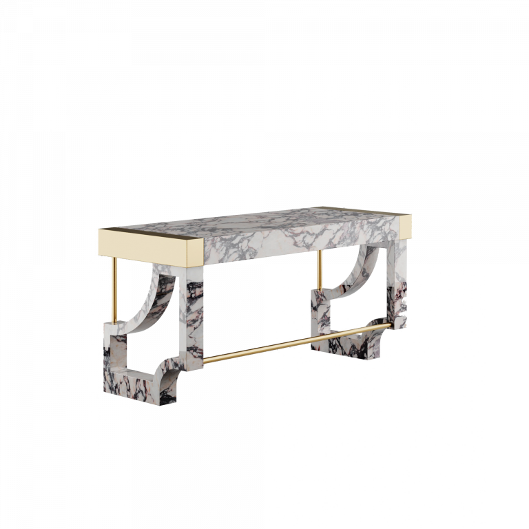 Queena Desk Calacatta by Hommés Studio