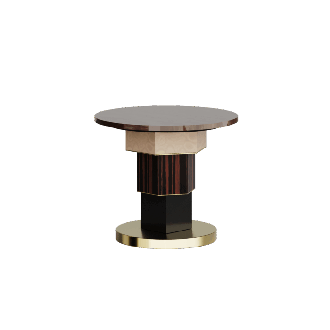 Niagara Large Side Table Wood by Hommés Studio