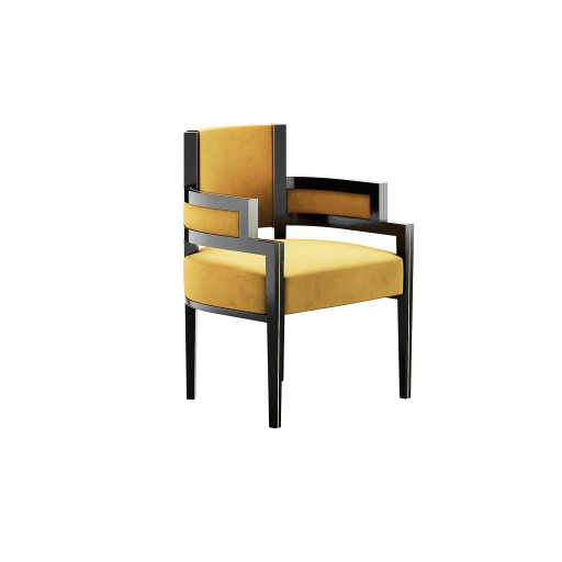 Pina Dining Chair Yellow by Hommés Studio