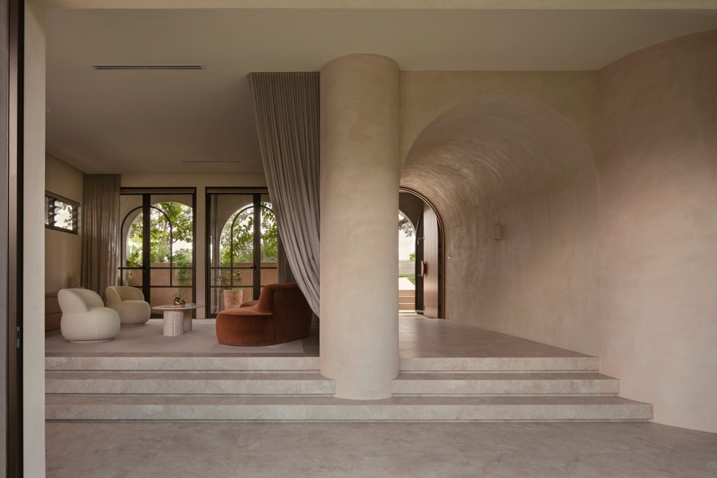 Typical Queenslander House turned into a Spanish Revival Home by Joe Adsett Architects and Graya Construction