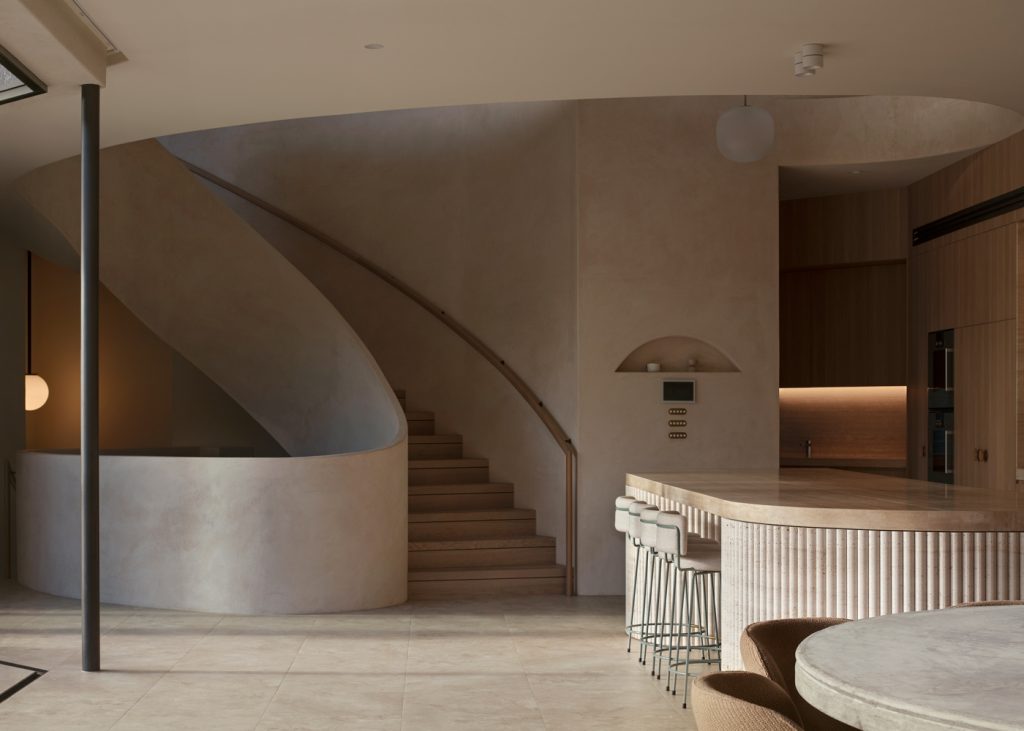 Typical Queenslander House turned into a Spanish Revival Home by Joe Adsett Architects and Graya Construction