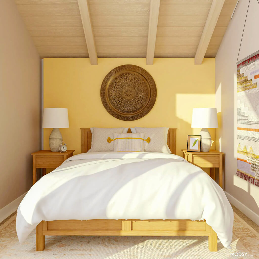 Yellow Ochre - Earthy Tones Bedroom Ideas