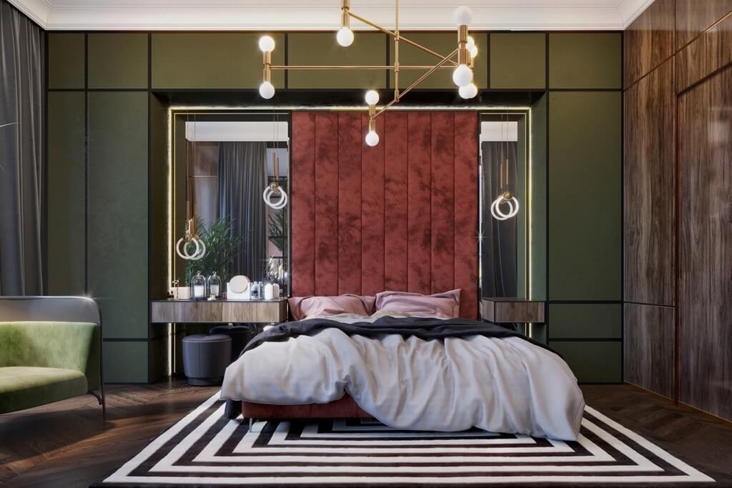 Green - Natural Color - Earty Tones Bedroom Ideas