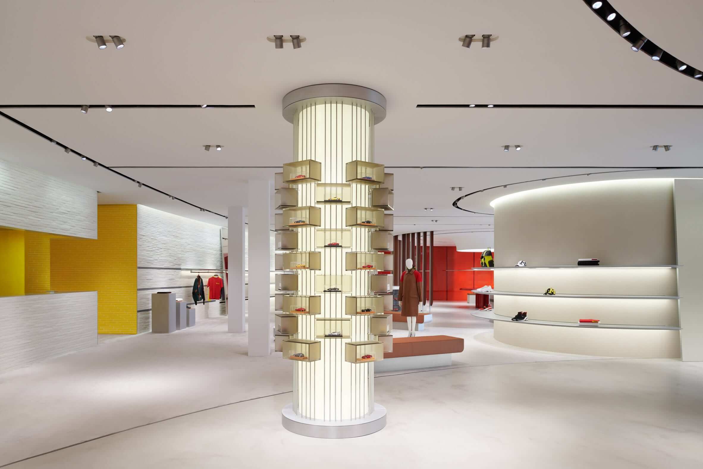 New Ferrari Lifestyle Concept Store in Maranello by Sybarite architecture studio