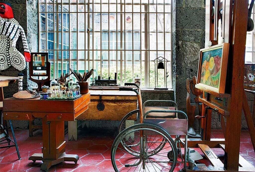 Frida Kahlo's Atelier, at her home and museum in Mexico City