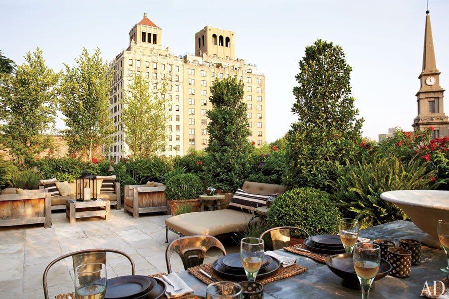Manhattan Rooftop Outdoor Patio Idea