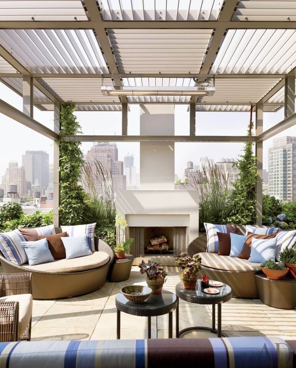 Outdoor Patio Ideas Modern Rooftop