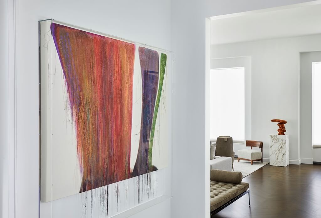 Park Avenue Art-Filled Penthouse by Nebihe Cihan Studio