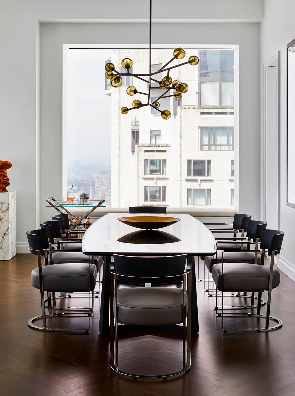 Park Avenue Art-Filled Penthouse by Nebihe Cihan Studio