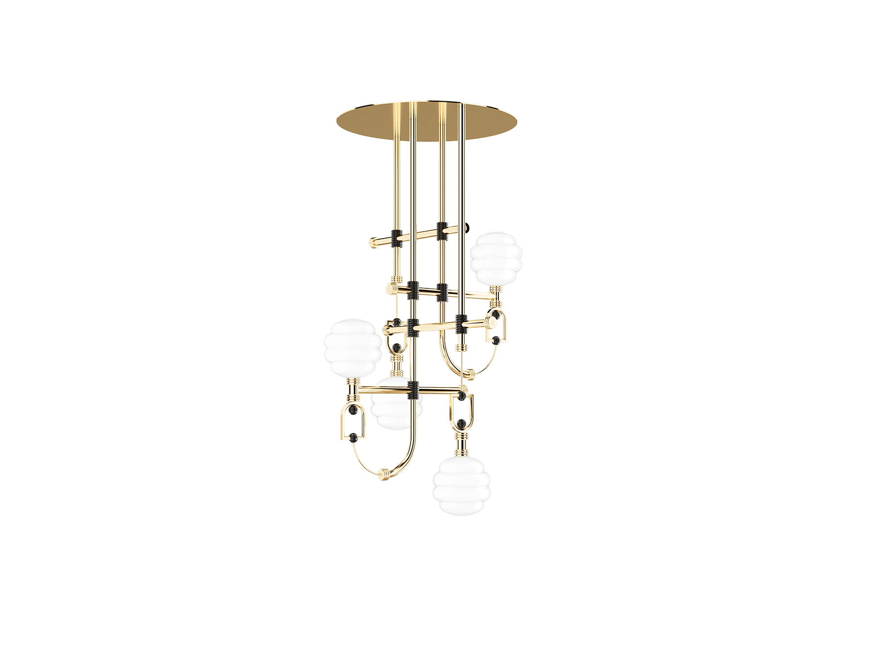 30s marble suspension lamp